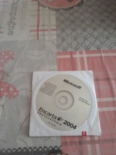 Microsoft Encarta 2004 Encyclopédie CD-ROM Logiciel éducatif vintage