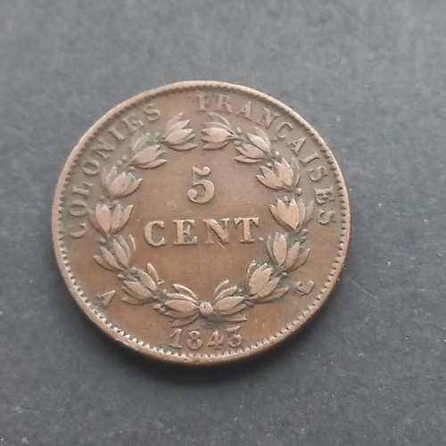 E126 5 centimes colonies - centimes,