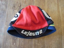 Casquette hiver bonnet cycliste BP LEJEUNE vintage années 70 cap