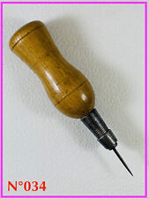 N°034 OUTIL en Pointe de CORDONNIER Bourrelier Tapissier Sellier Métier du Cuir