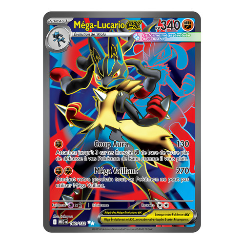 Méga lucario 160 132 - ex, 160/132