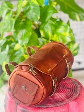 Sacoche à outils en cuir de