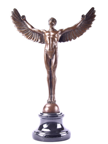 Ikar sculpture bronze - sculpture,