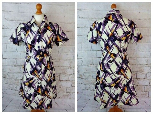 Robe jour vintage violet - vintage,