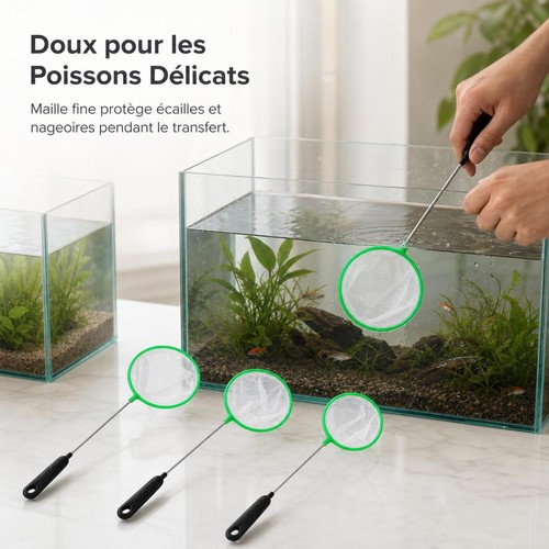 Filet aquarium mailles - à,