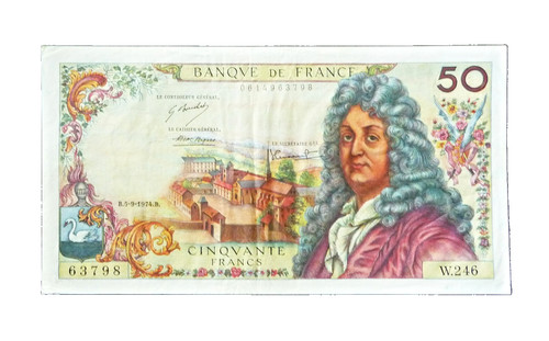 Billet francs racine - francs,