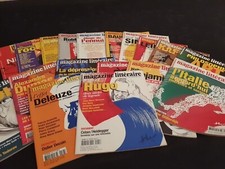 Collection de 56 numéros de la revue LE MAGAZINE LITTERAIRE De 2001 à 2006 