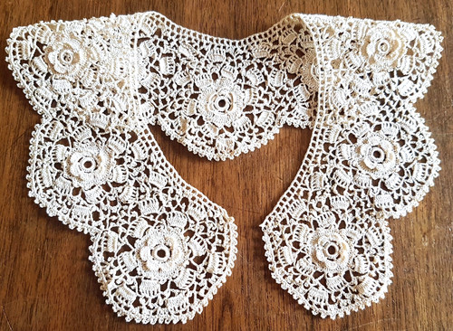 Col ancien dentelle - col,