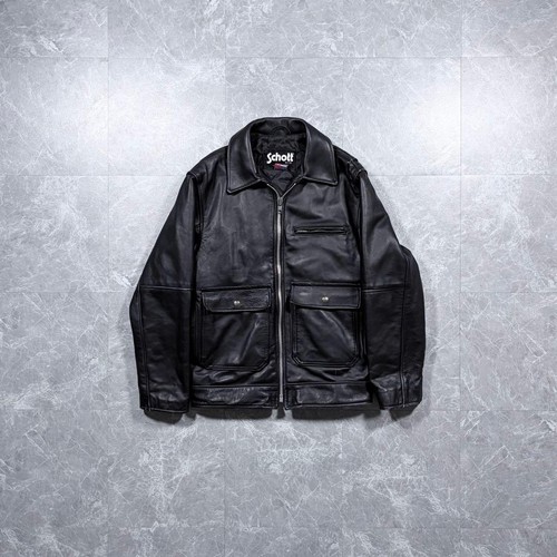 Schott leather police man - police,