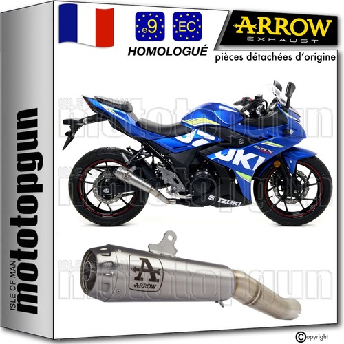 Arrow pot echappement - pot, approuve