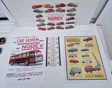 Norev lot buvard documentations publicité train interlude jouet ancien voiture