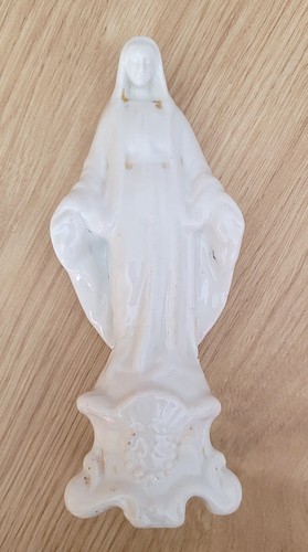 Vierge ancienne faïence - ancienne,