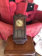 Horloge Pendule Murale En Bois Adler Gong Vintage / Ancienne