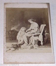 PHOTOGRAPHIE albuminée GOUPIL & Cie : Intérieur pompéien peint par COOMANS