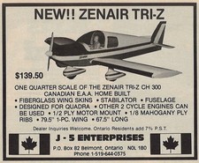 Zenair Tri-Z Model Aircraft