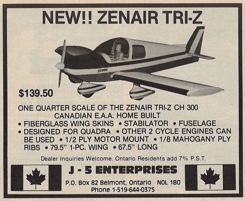 Zenair tri model aircraft - tri-z,