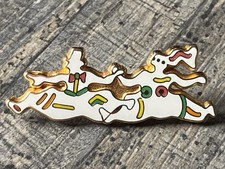 RARE PIN PINS ROLAND GARROS MARIAGE GILLES BERTONI ARTHUS BERTRAND 1992