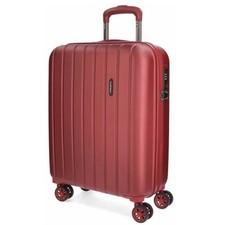 Movom - Valise cabine extensible "Wood" - rouge - 9875