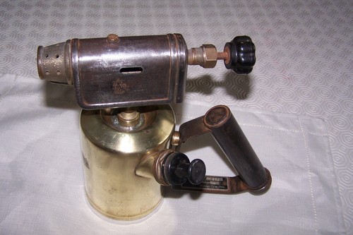 Ancienne lampe souder - lampe, à