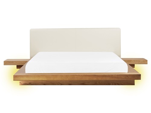 Lit double moderne - mdf, tête
