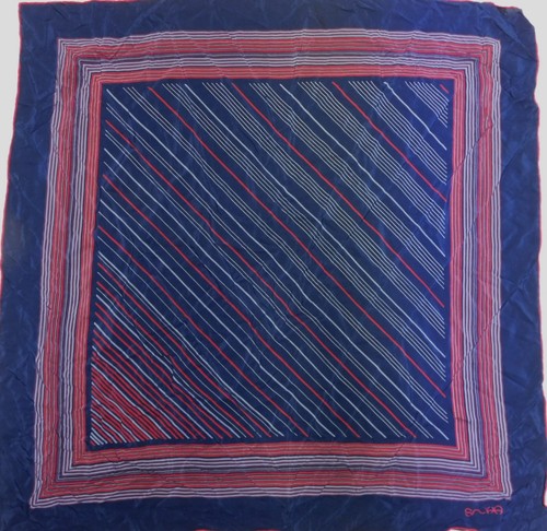 Foulard vintage 100 soie - soie,