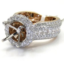 Bague semi-monture invisible