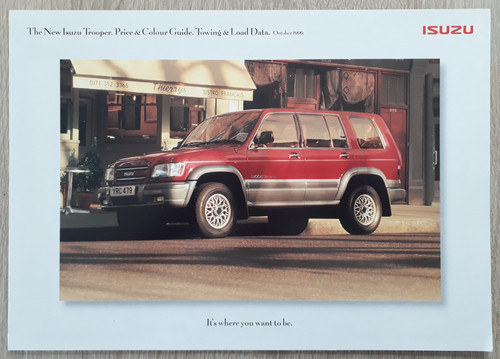 Isuzu trooper brochure - trooper,