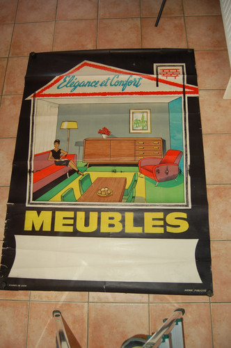 Affiche meubles élégance - , et