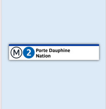 Marque page/magnet - Métro