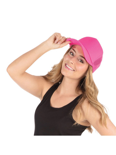 Femmes rose néon casquette - femmes,