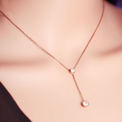 Collier femme plaqué rose - femme,