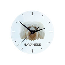 Bichon havanais horloge