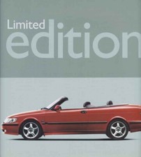 Catalogue Brochure SAAB 9.3 Cabriolet Limited Edition 1999 Belgique en français