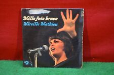 ANCIEN DISQUE VINYLE 45 TOURS MIREILLE MATHIEU MILLE FOIS BRAVO