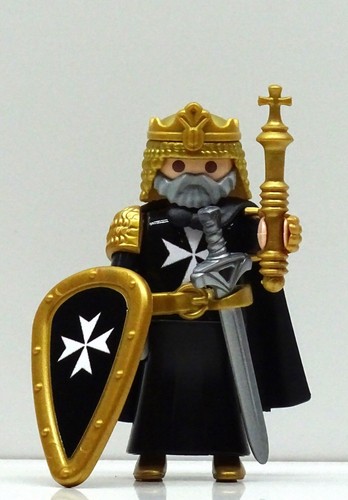 Roi des maltais noir playmobil - maltais,