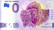 21 ARNAY-SOUS-VITTEAUX Parc de l'Auxois, Félins, 2023, Billet Euro Souvenir