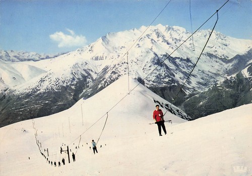 Les deux alpes teleski - alpes, le