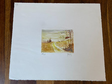 LITHOGRAPHIE  SIGNE KERFILY