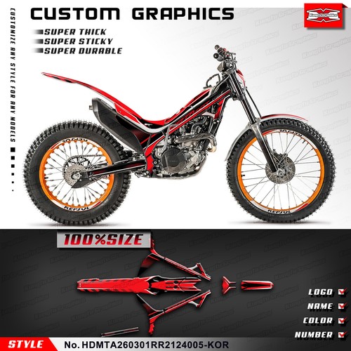 Trials bike stickers racing - trials,
