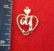 14KT Or Platedletter Y