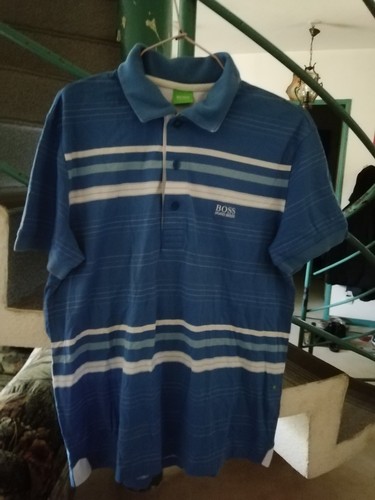 Polo bleu taille - taille, hugo