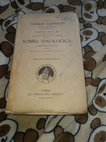 Summa theologica thomae - theologica,