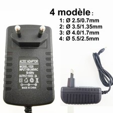 15V 2A 2000mA UE Plug Chargeur AC 100-240V À DC 15V 2A Adaptateur alimentation