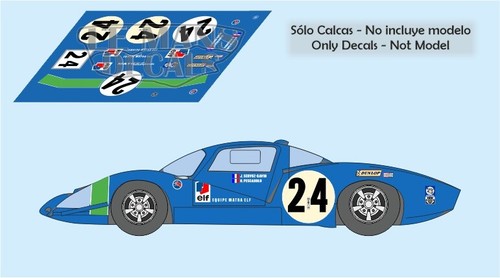 Autocollants matra ms630 - autocollants,