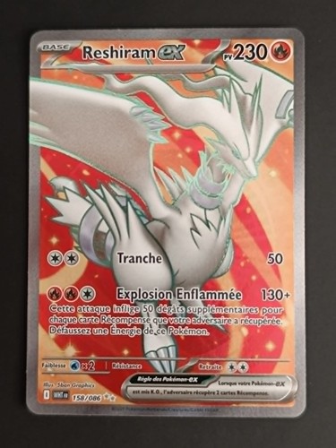 Carte pokemon flamme blanche - pokemon,