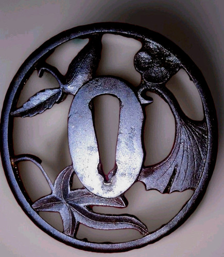 Tsuba katana sukashi province - tsuba, sukashi province