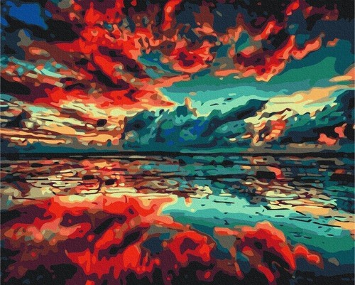Peinture par numéros avec