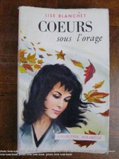 Lise Blanchet Coeurs sous l'orage Collection Mirabelle N°127  jaquette illustrée