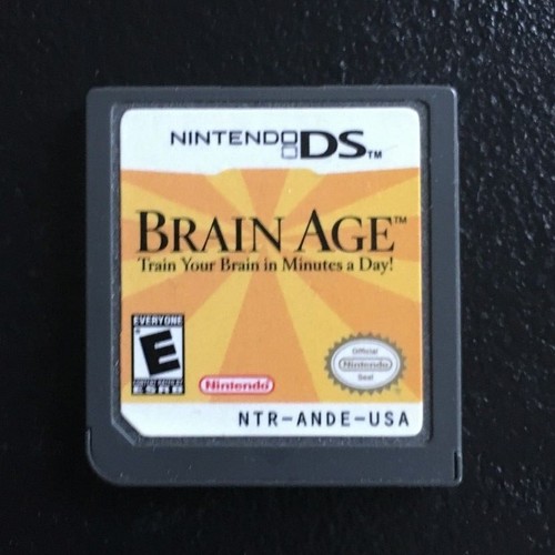 Brain age nintendo game - brain,