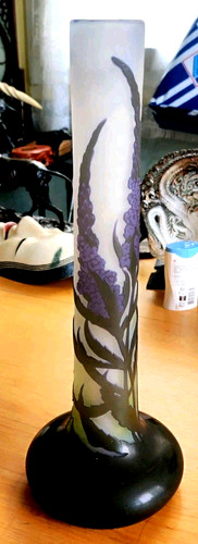 Vase gallé verre multicouche - vase,